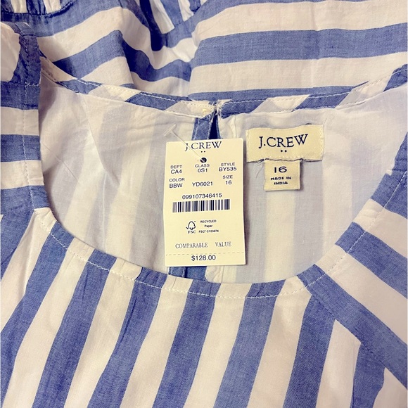 J CREW Striped Midi Dress - Picture 7 of 7